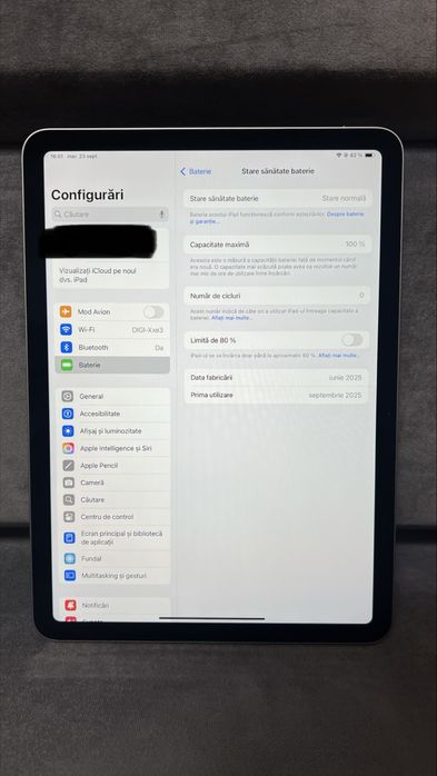 iPad Air M3 - 11’ - Space Grey - Nou - Fullbox