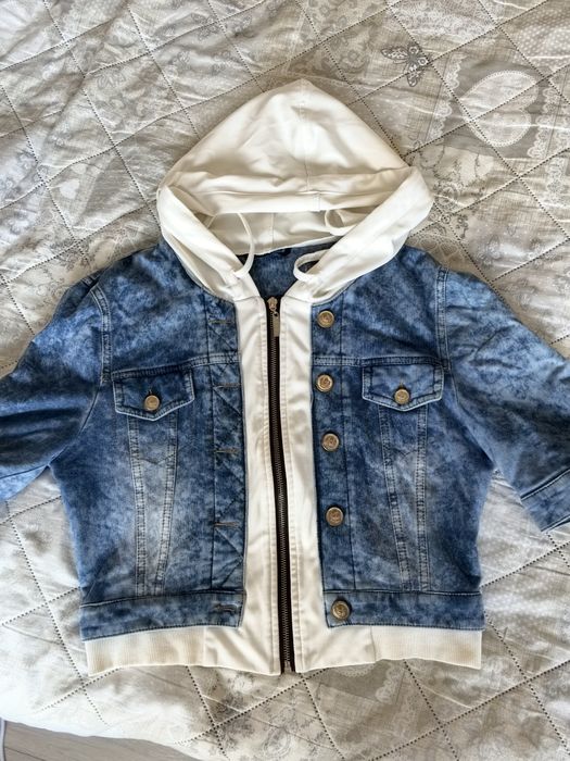 Късо дамско дънково яке Lucy Fashion