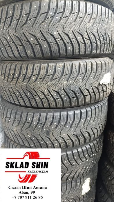 Б/у зимние шины (липучки, шипы) 235/65/17 Европа и Япония