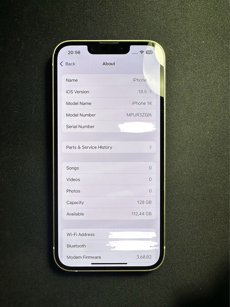Iphone 14 128 гб - 100% батерия