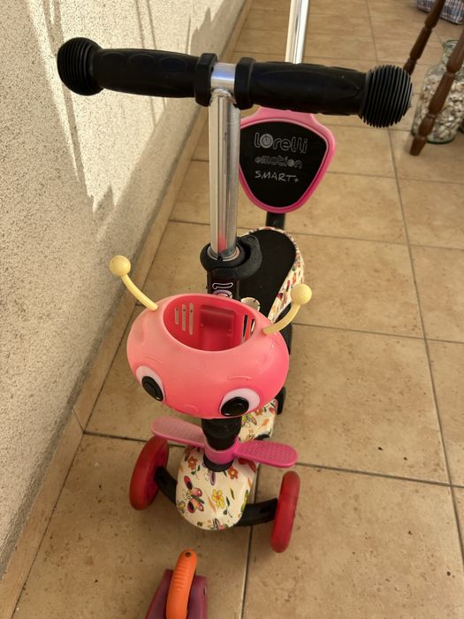 Скутер за момиче. И скутер с родителски контрол Лорели Loreli