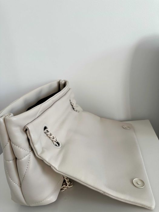 Parfois Geanta De Mana Ecru / Crossbody Bag Light Beige