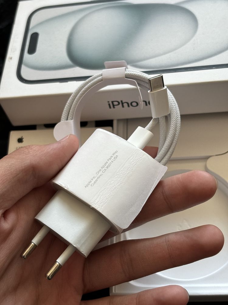 айфон 15 зарядка iphone шнур адаптер 20w type-c кабель