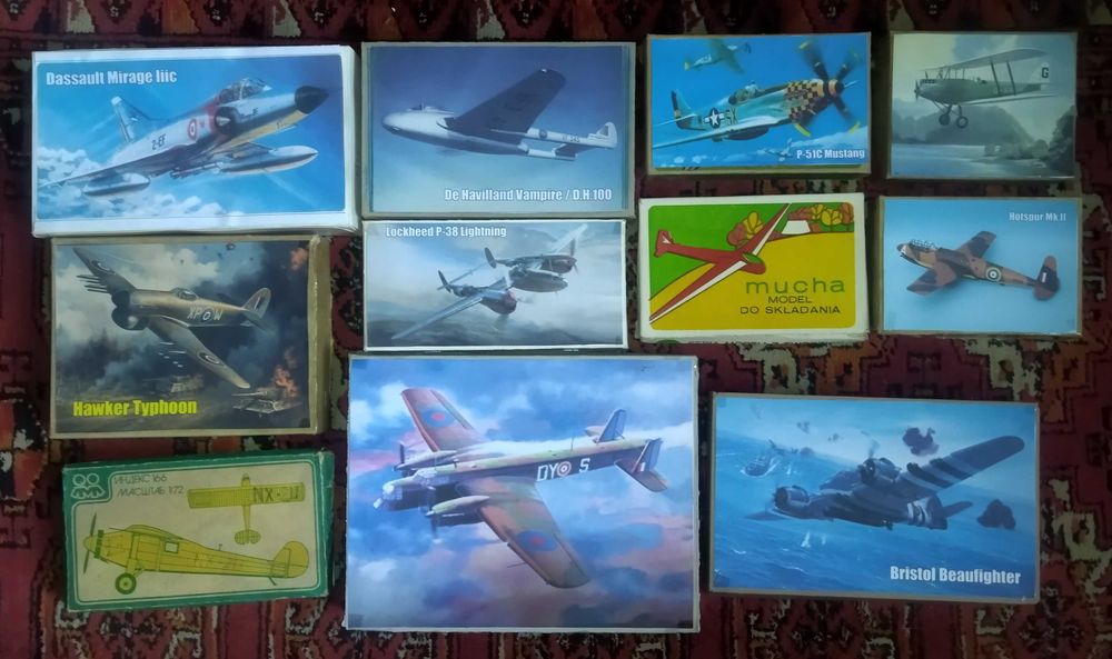 сборная модель самолёта И-16 1/72 Киев СССР РАРИТЕТ!