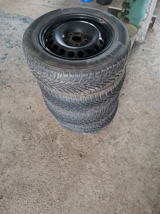 Железни Джанти с Гуми за VW 5x112 /15