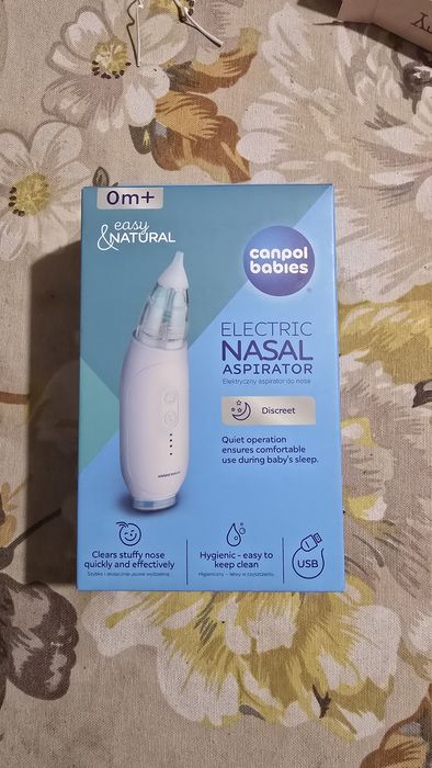 Електрически аспиратор за нос Easy&Natural - Canpol babies 
Canpol bab