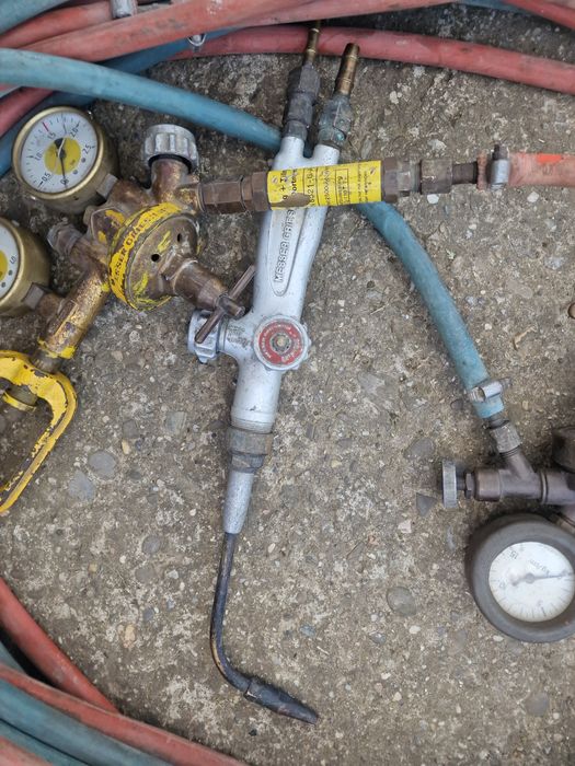 Set furtune autogen cu ceasuri oxigen si gaz 35 metri