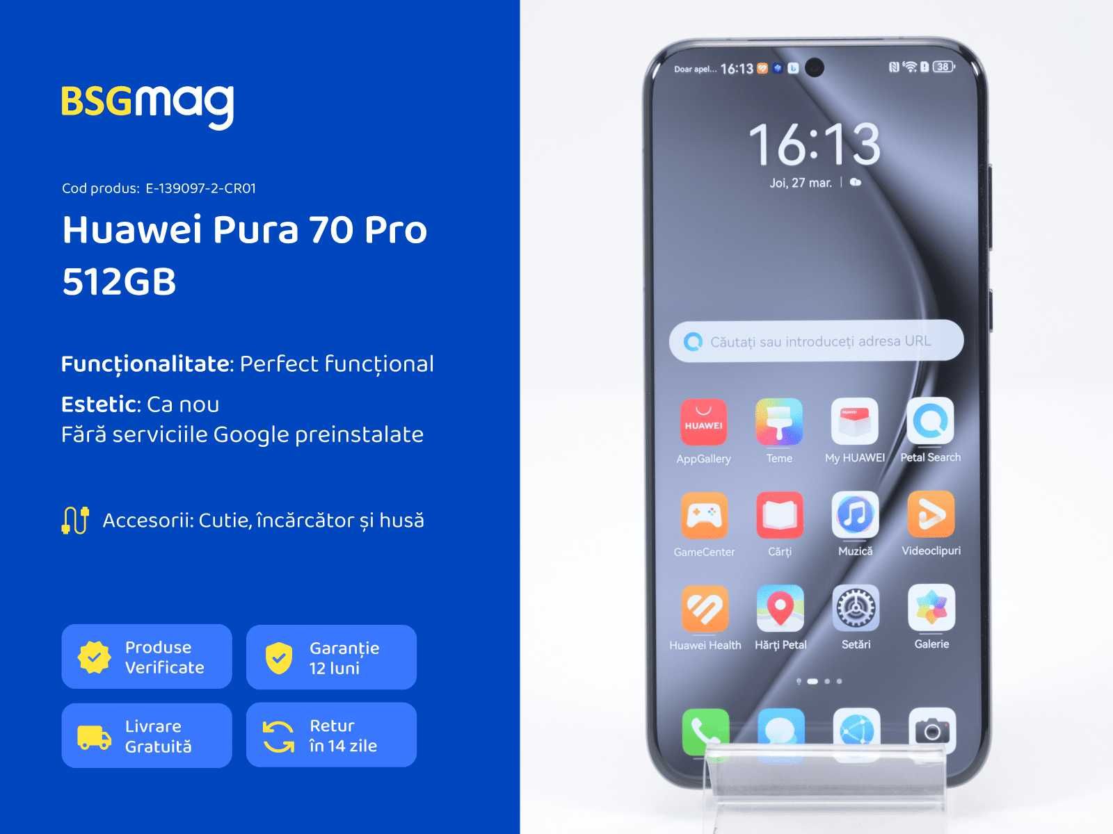 Telefon Huawei Pura 70 Pro - BSGmag