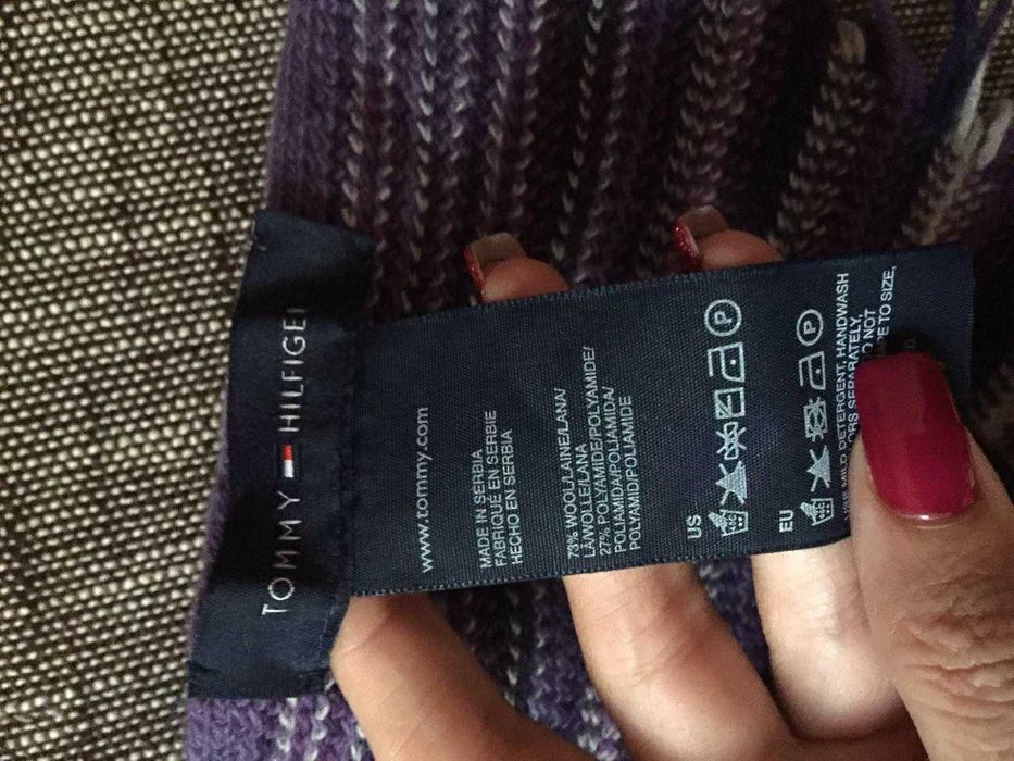 Зимен шал вълна Tommy Hilfiger