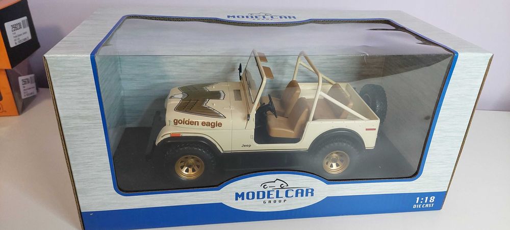 Maщабен модел на Jeep CJ-7 Golden Eagle 1980