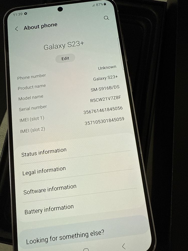 Samsung S23 Plus 256Gb ca Nou Full Box