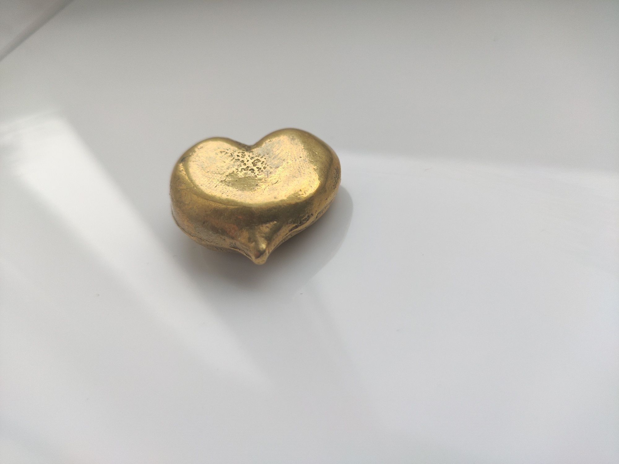 Miniatura bronz colectie vintage inima