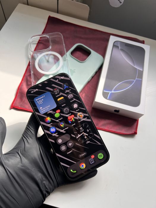 *GARANTIE* Apple iPhone 16 Pro Black Titanium (negru)