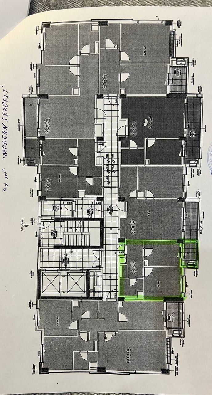 Продаётся  1 комнантная квартира ЖК Modern Sergeli за 29.000$