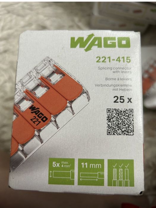 Cleme wago 221-615 pentru conectare rapida a firelor ideal pentru