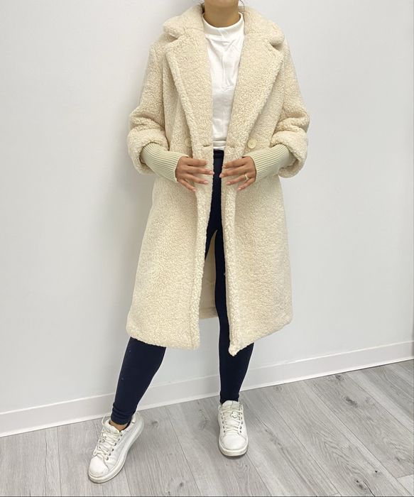 Palton Teddy nou cu eticheta