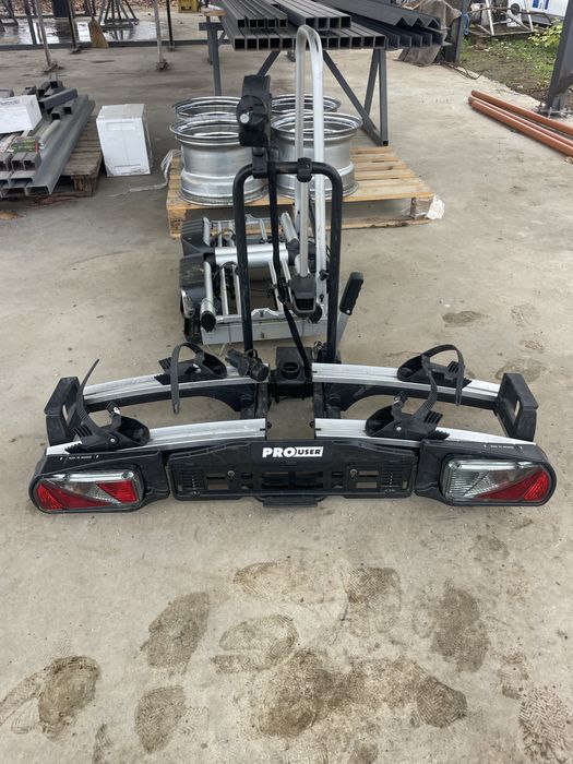 Багажник стойка PRO user холандска за две колела за теглич сгъваема