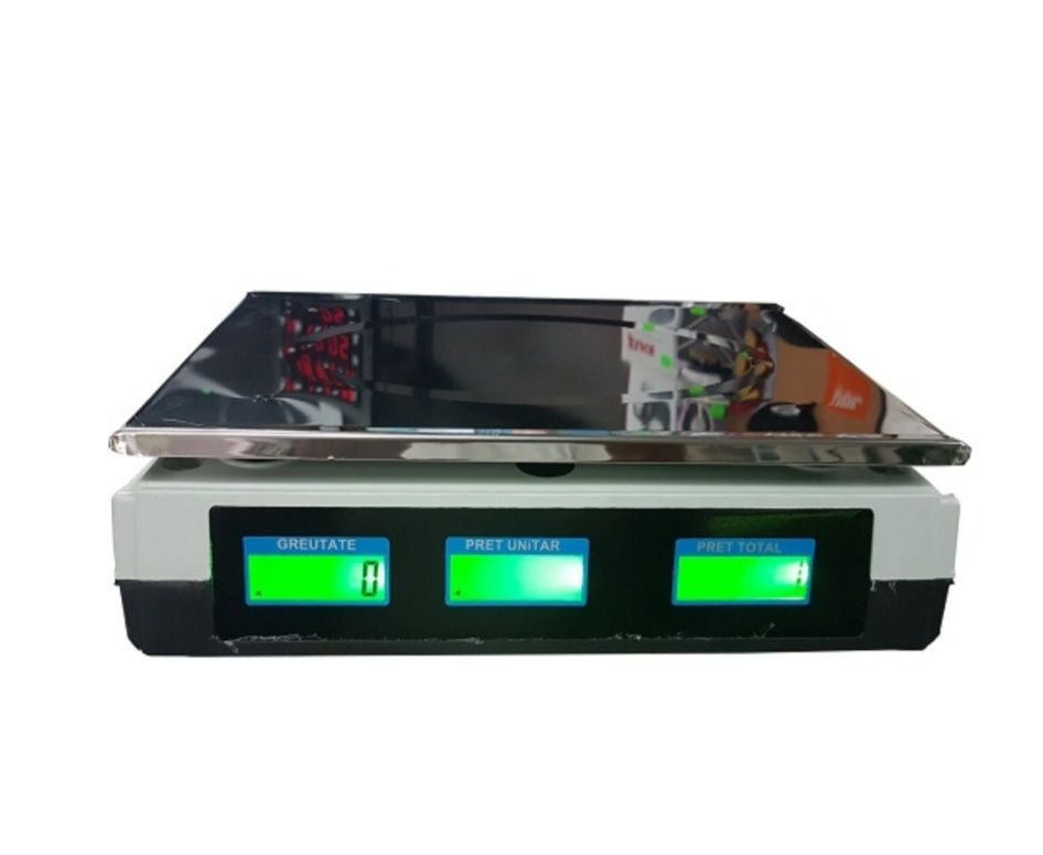 Cantar electronic 40 kg digital acumulator afisaj dublu functie TARA