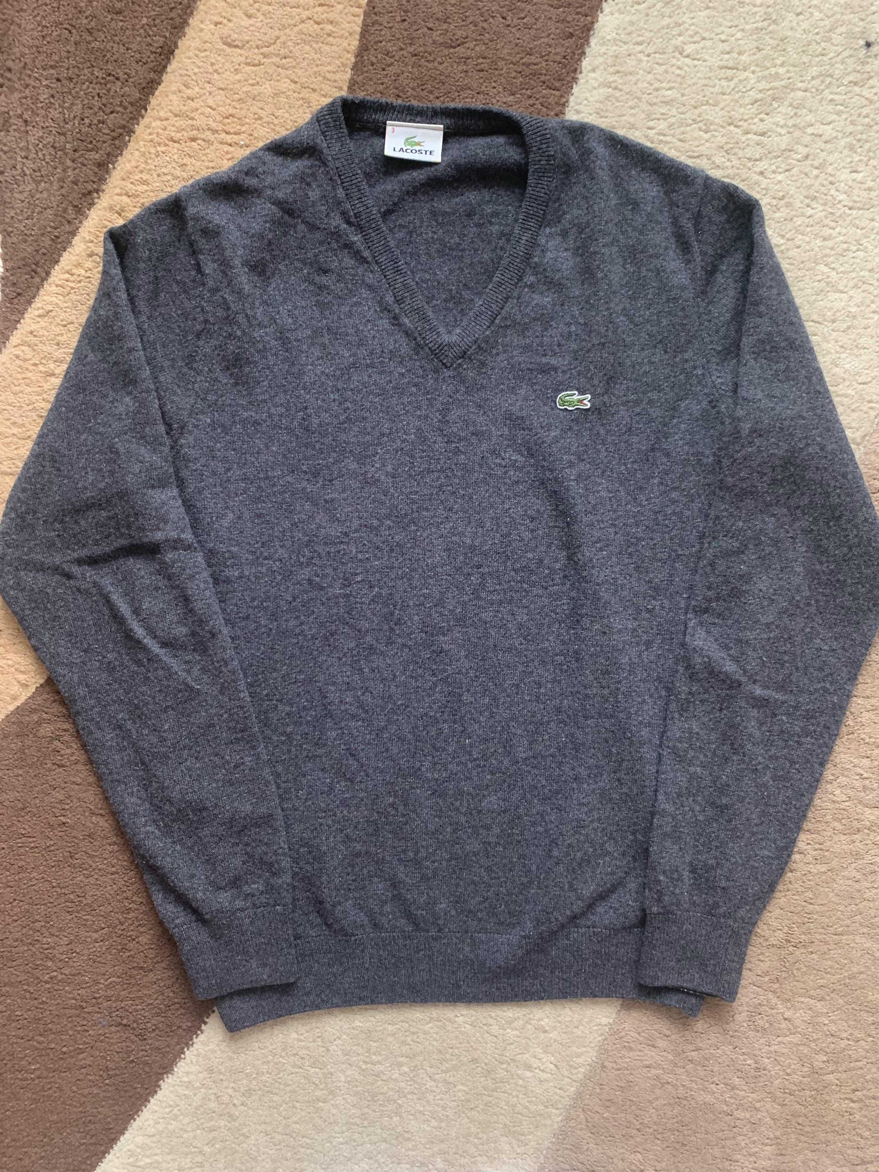 Pulover Lacoste Vintage Lana 100% Wool Clasic Old Money