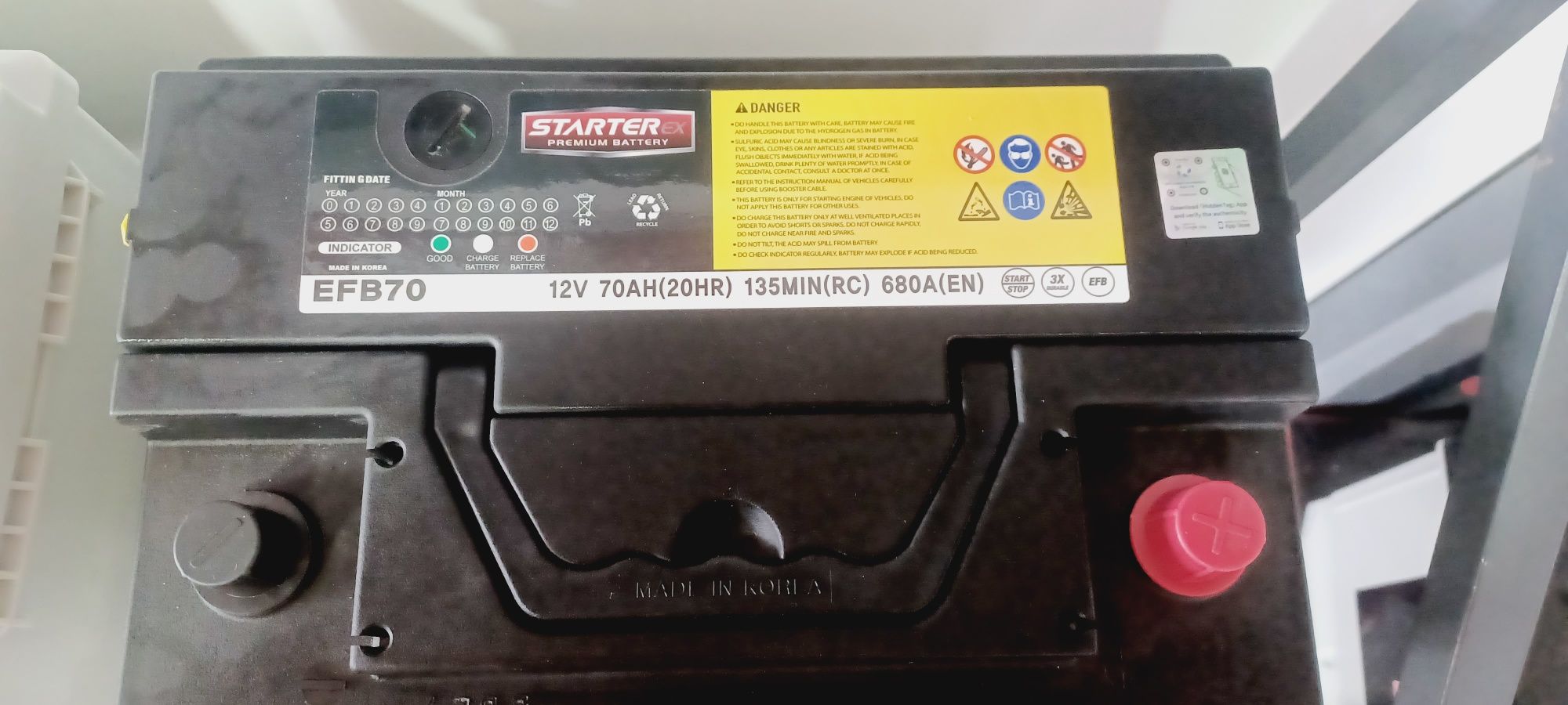 Akkumulyator 70ah EFB