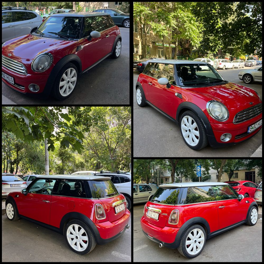 Mini Cooper S  Rosu Iconic 120 CP 108.500 km 1.6 benzina Bucuresti