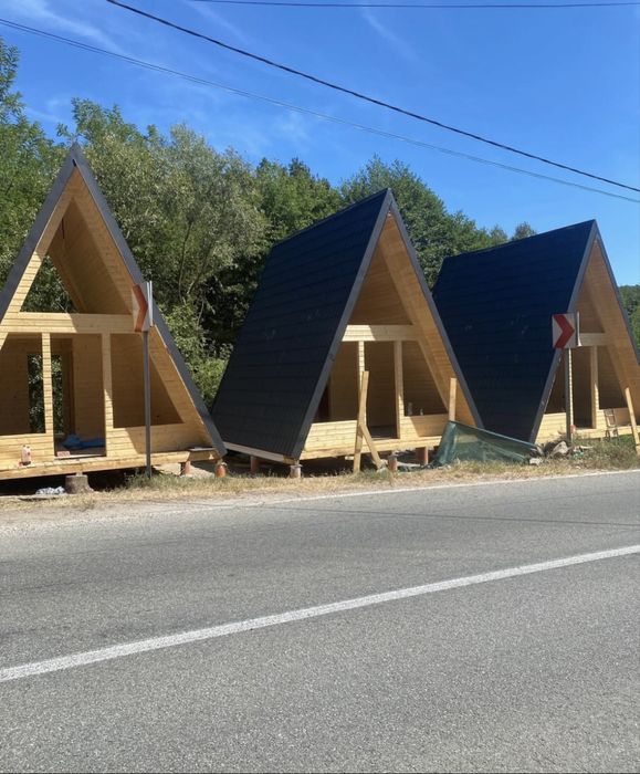 Vand cabane tip A frame