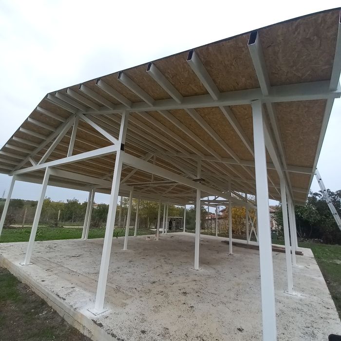 Метални конструкции заварки термо панели