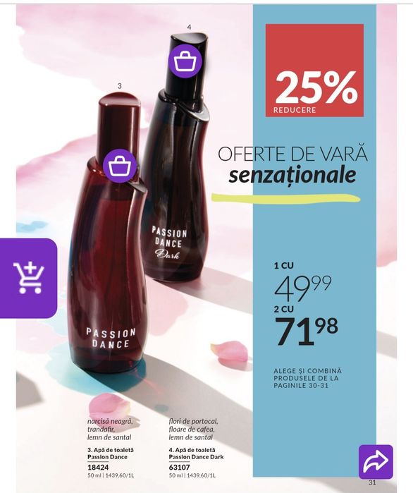 Seturi avon, si separat