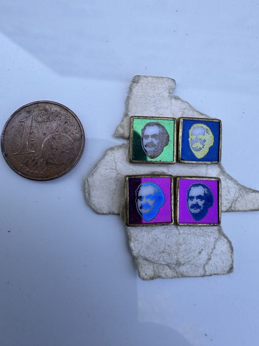 Огледални, мини портретни значки - Георги Димитров