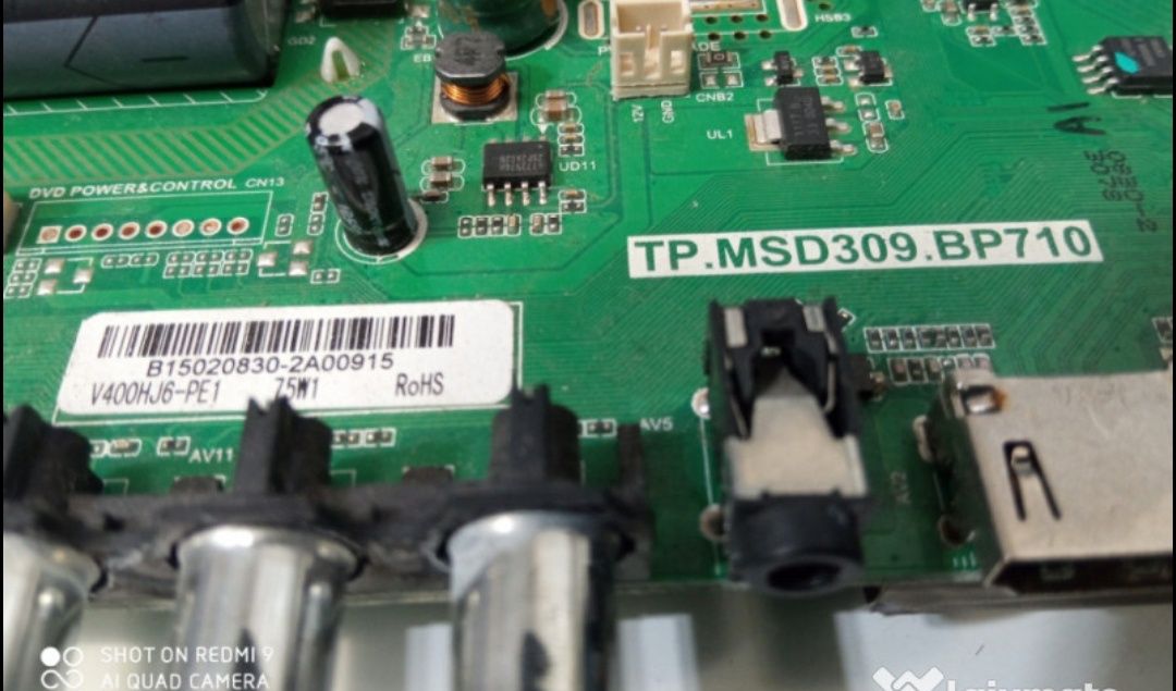 Placa Toshiba pe1000 v28a001325a1;tp.msd309.bp710 tv