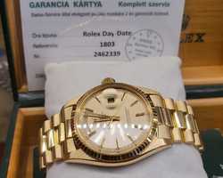 Rolex Day-Date 36mm aur 18k President ref #1803 card service