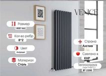 VENICE ZUM RADIATOR вертикальный радиатор Дизайнерский оптом со склада