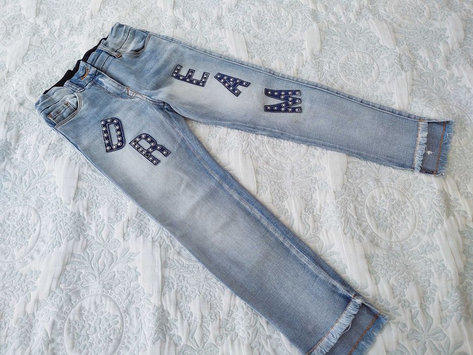 Monnalisa - дънки и яке, р. 6-7 г.