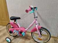 Детски велосипед 500 unicorn, 14 инча, за деца на 3 до 5 години,