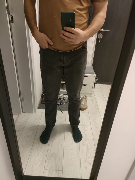 Pantaloni C&a W33 L30 verde/kaki