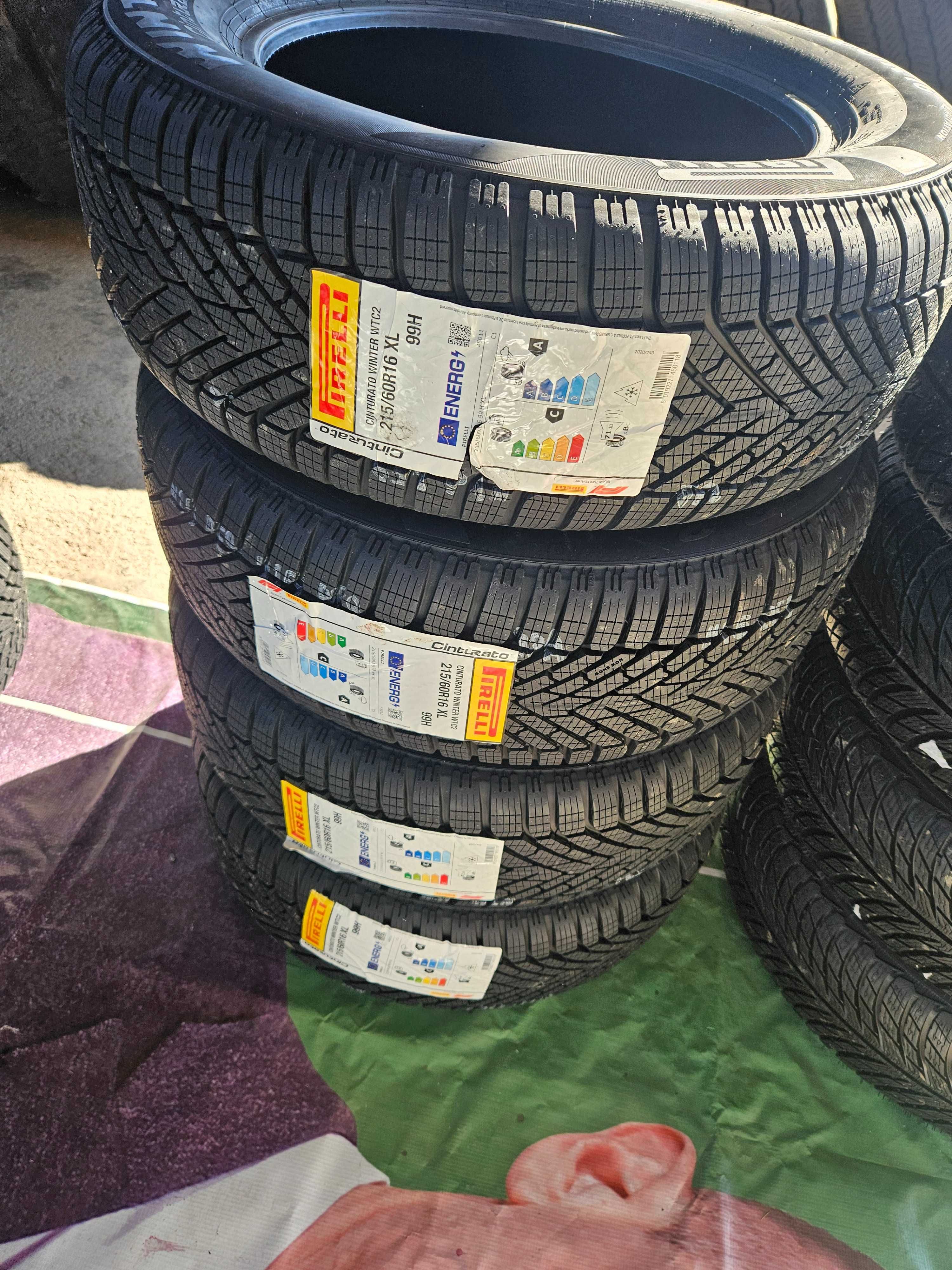 4 Нови зимни гуми 215/60R16 Pirelli WTC2 99H M+S XL DOT3224