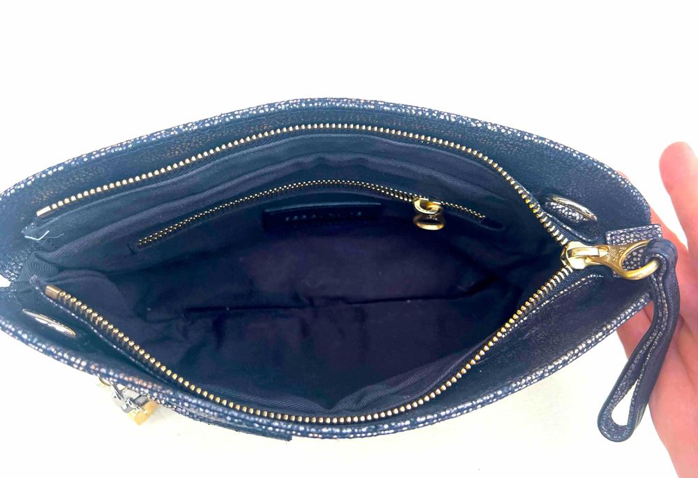 Chloe See By Chloe Superba Geanta Tip Postas Clutch Negru Piele Glossy