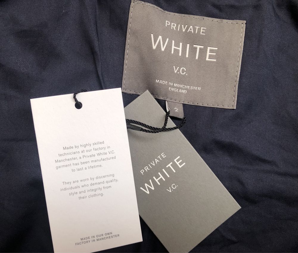 100% вълна Private White V.C. Wool Bomber Jacket мъжко яке - S