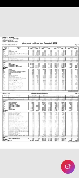 Societate comerciala, srl , an 2018 , neplătitor de TVA