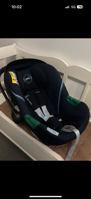 Scoica Cybex Aton S2 + baza isofix + insert nou nascut