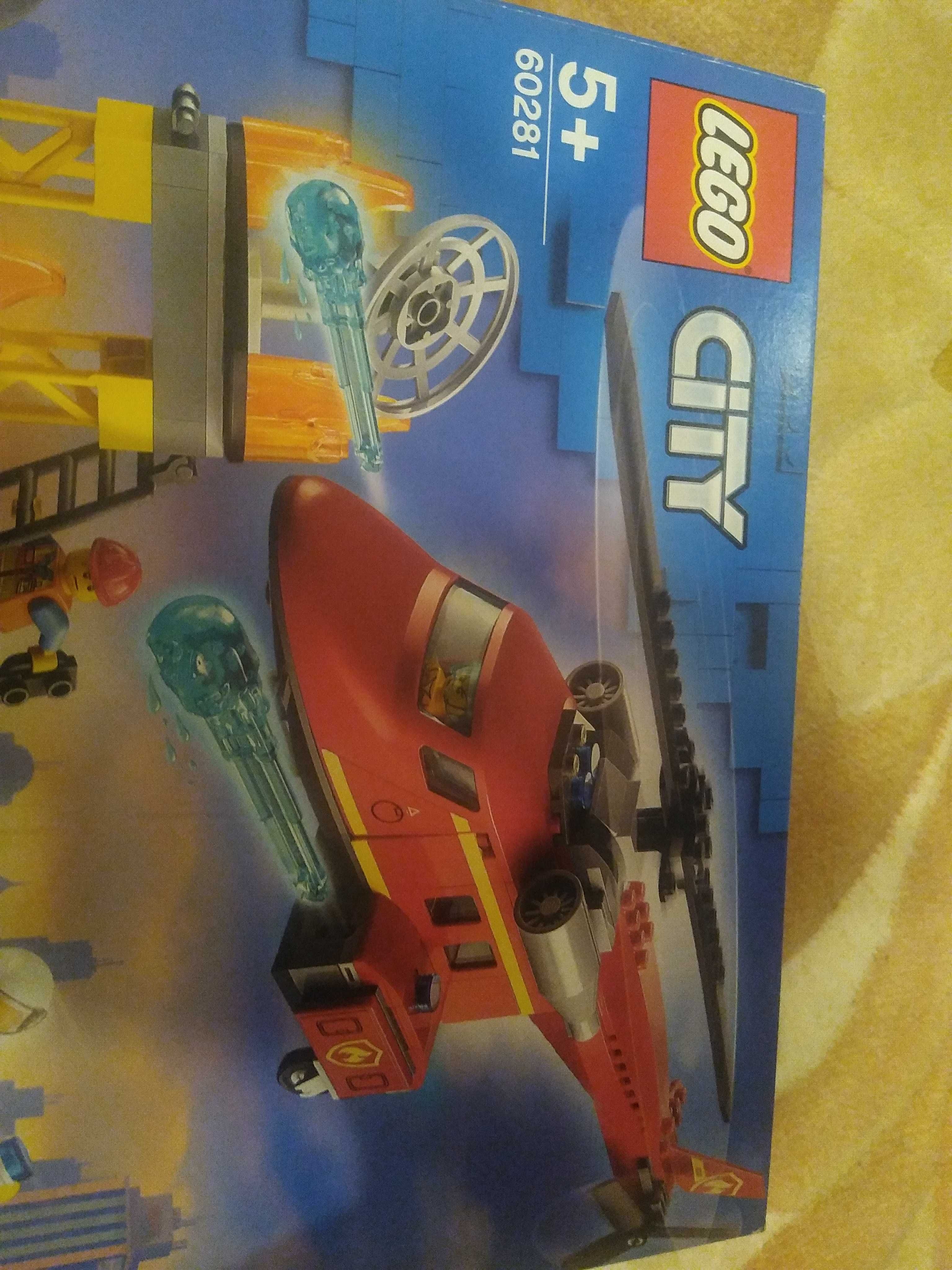 Lego City Put out Fires - set elicopter și motocicletă