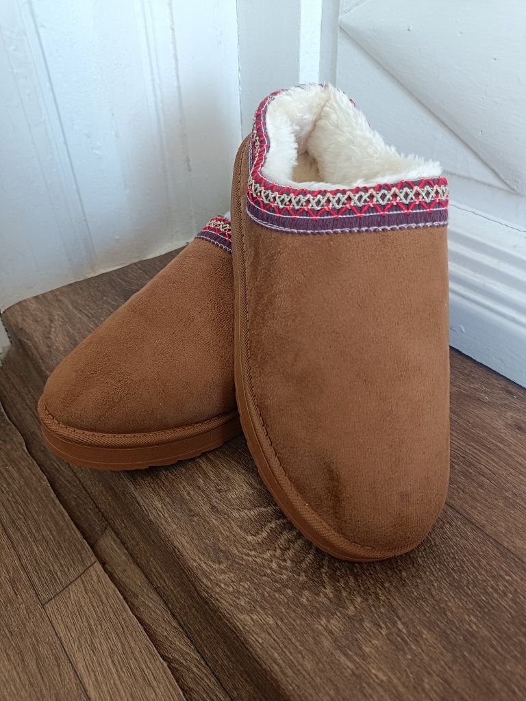 Пантофи тип ugg с пух