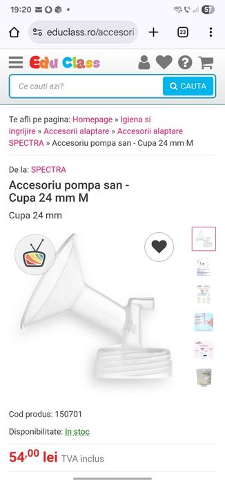 Set cupe spectra 24 mm