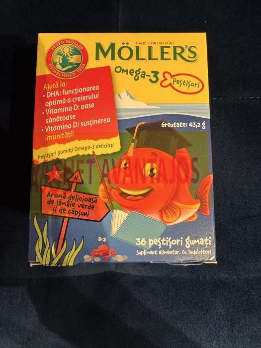 Pachet Pestisori humati cu omega 3 - Moller’s