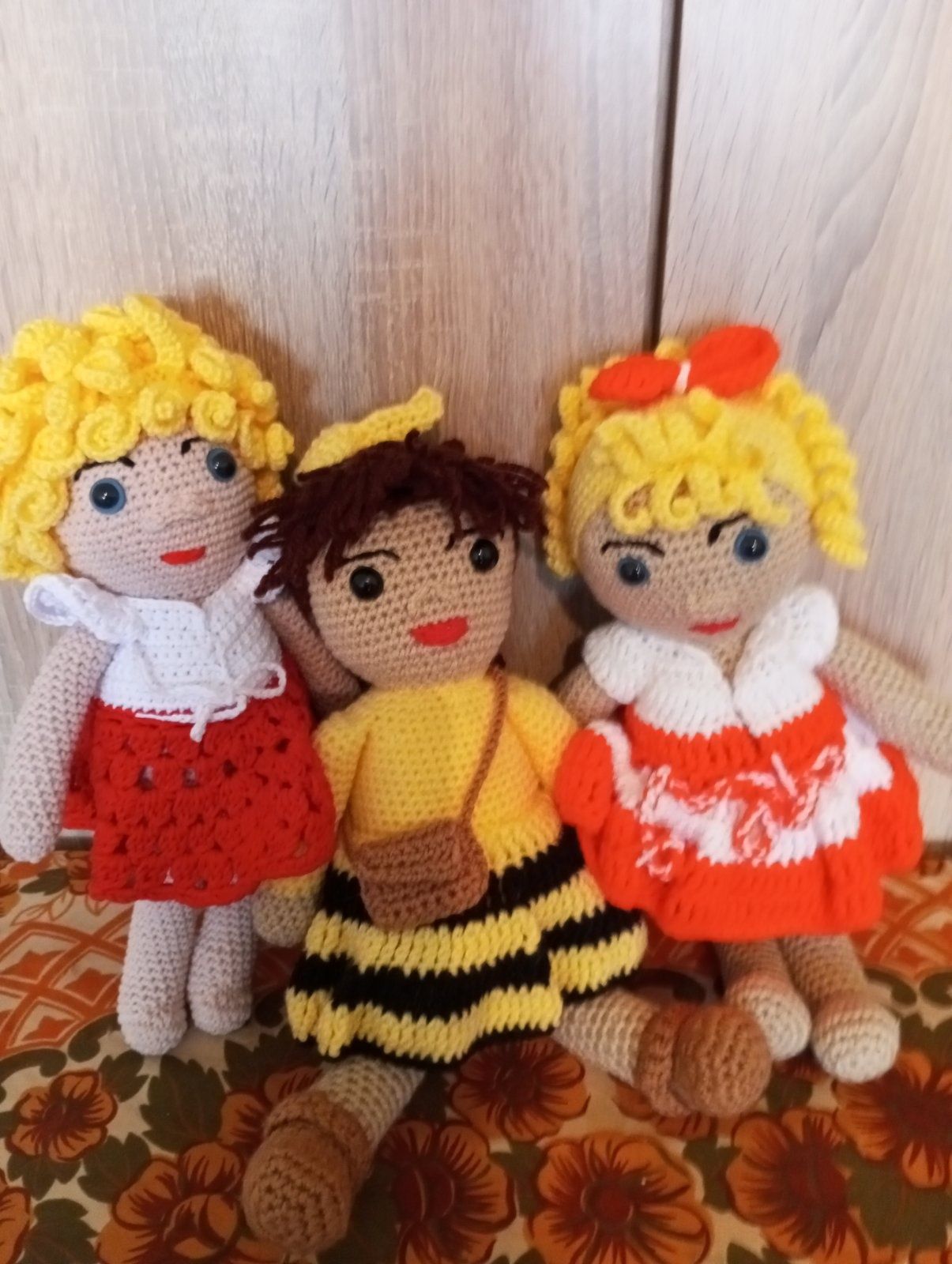 Детски играчки ръчно плетени