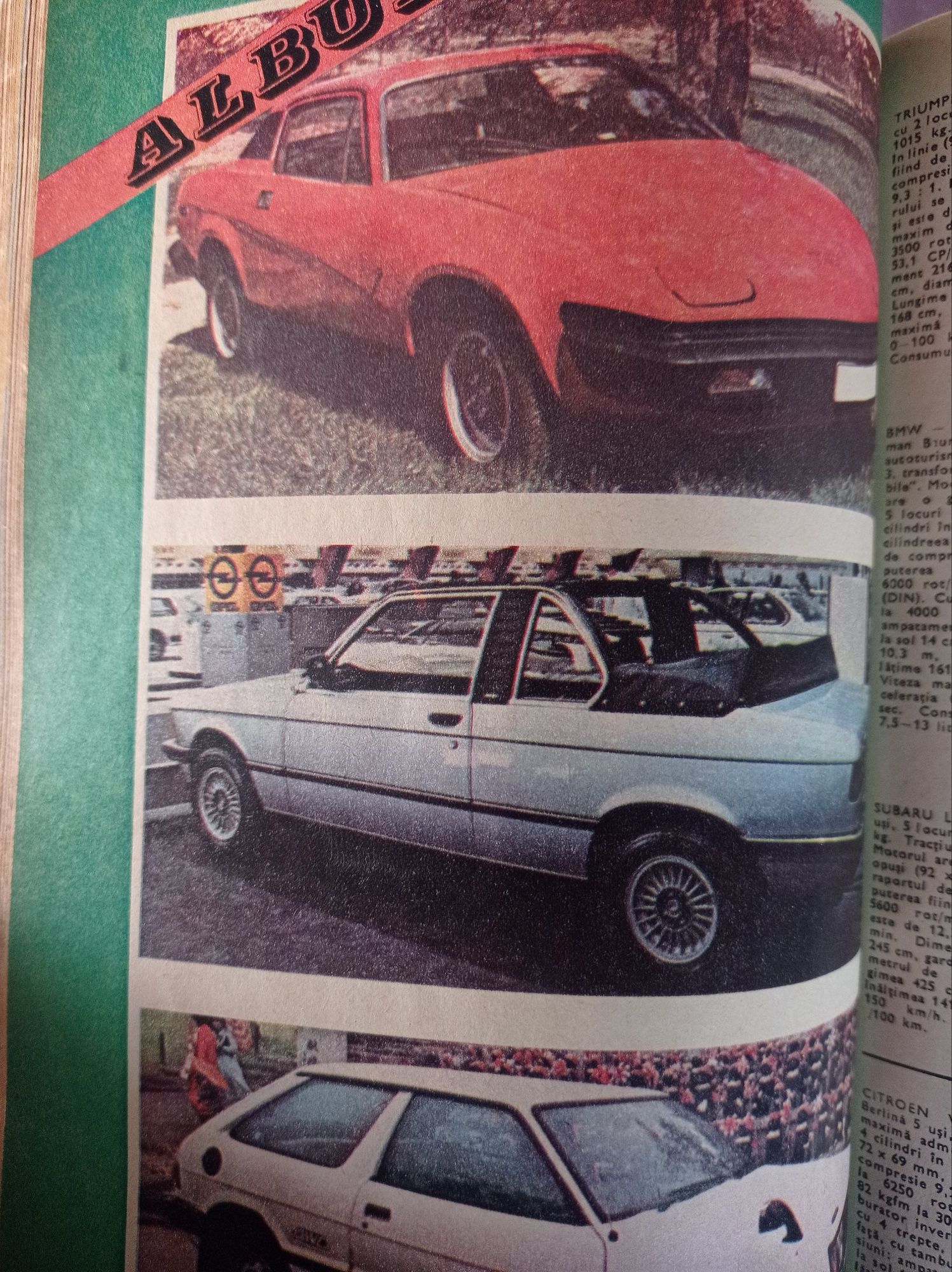Almanah Auto 1981 și revista Automoto - Nr. 1 din 1990.