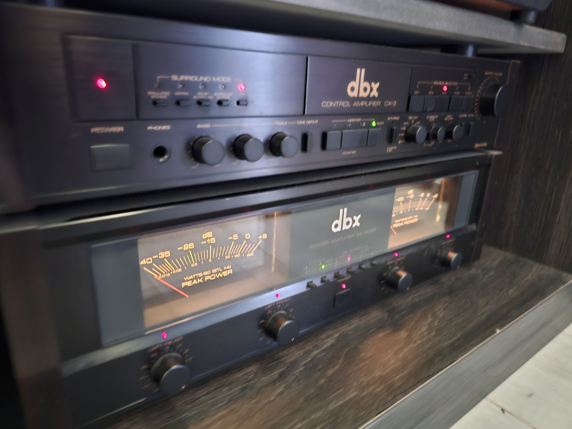 Power amplifier and preamplifier DBX