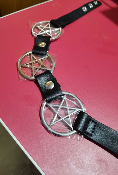 Choker Killstar din piele