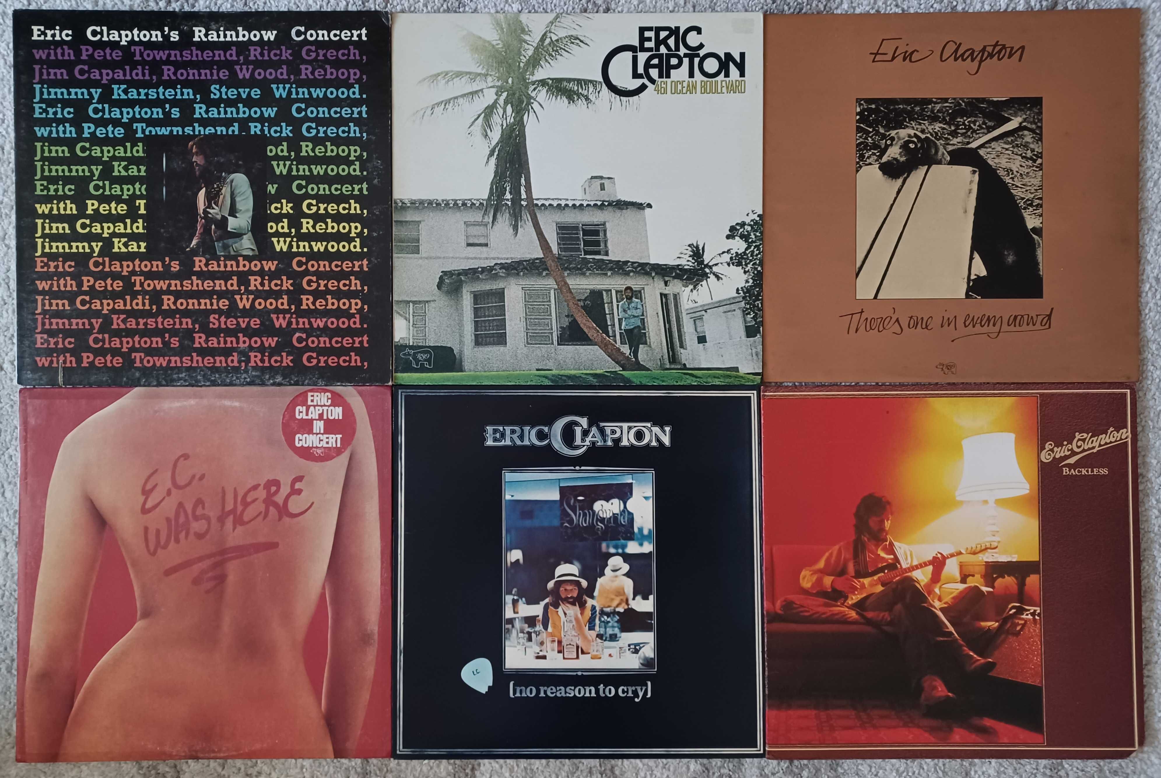 Eric Clapton - discuri de vinil - colectie