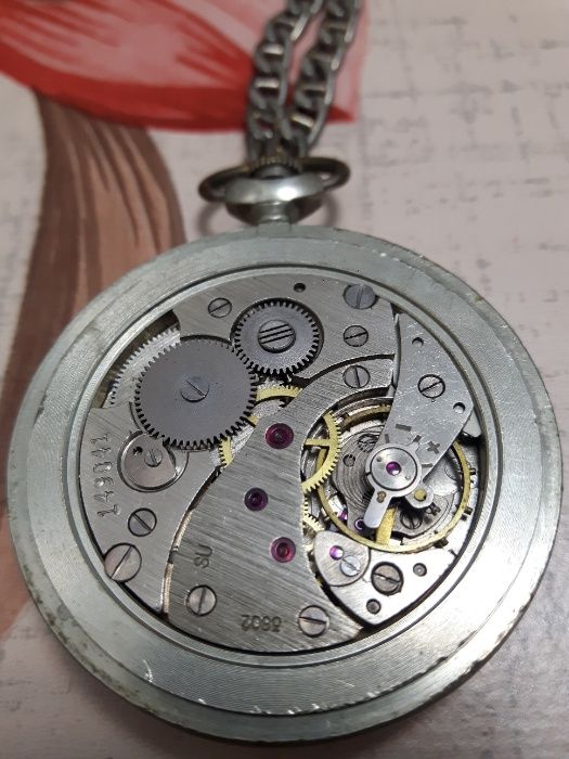 Ceas vechi rusesc de buzunar chronograph